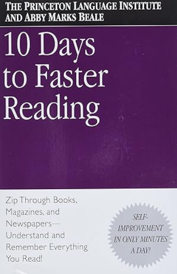 10 Days To Faster Reading